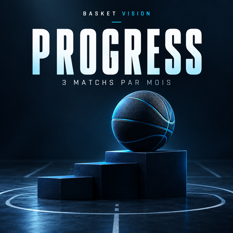 Basket Vision PROGRESS — 3 matchs par mois